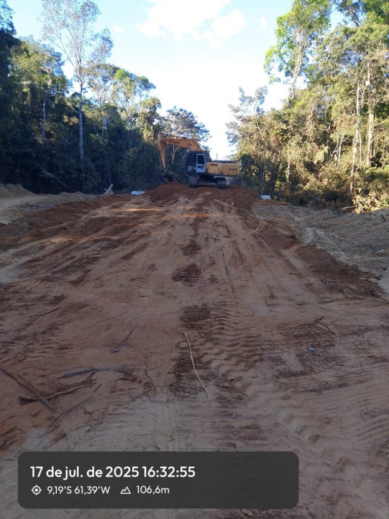 Pontos de instalação dos Tubos Armânicos Rodovia MT-206