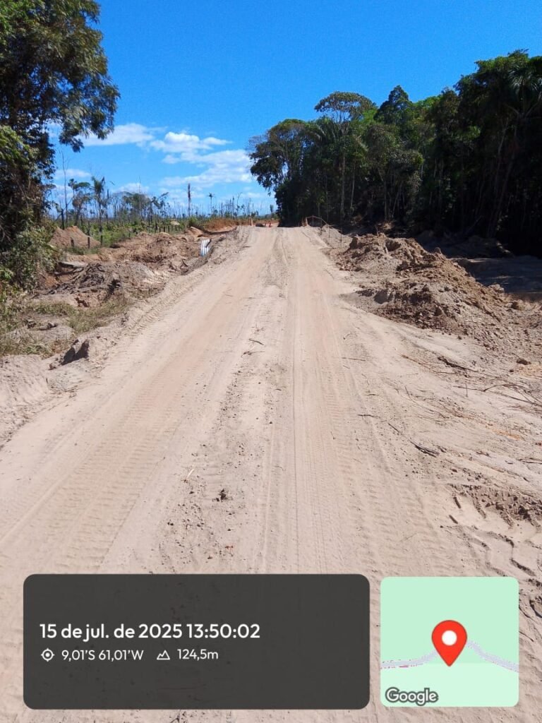 Pontos de instalação dos Tubos Armânicos Rodovia MT-206