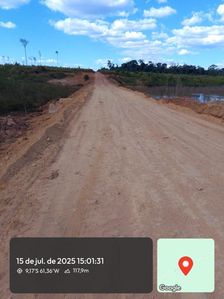 Pontos de instalação dos Tubos Armânicos Rodovia MT-206