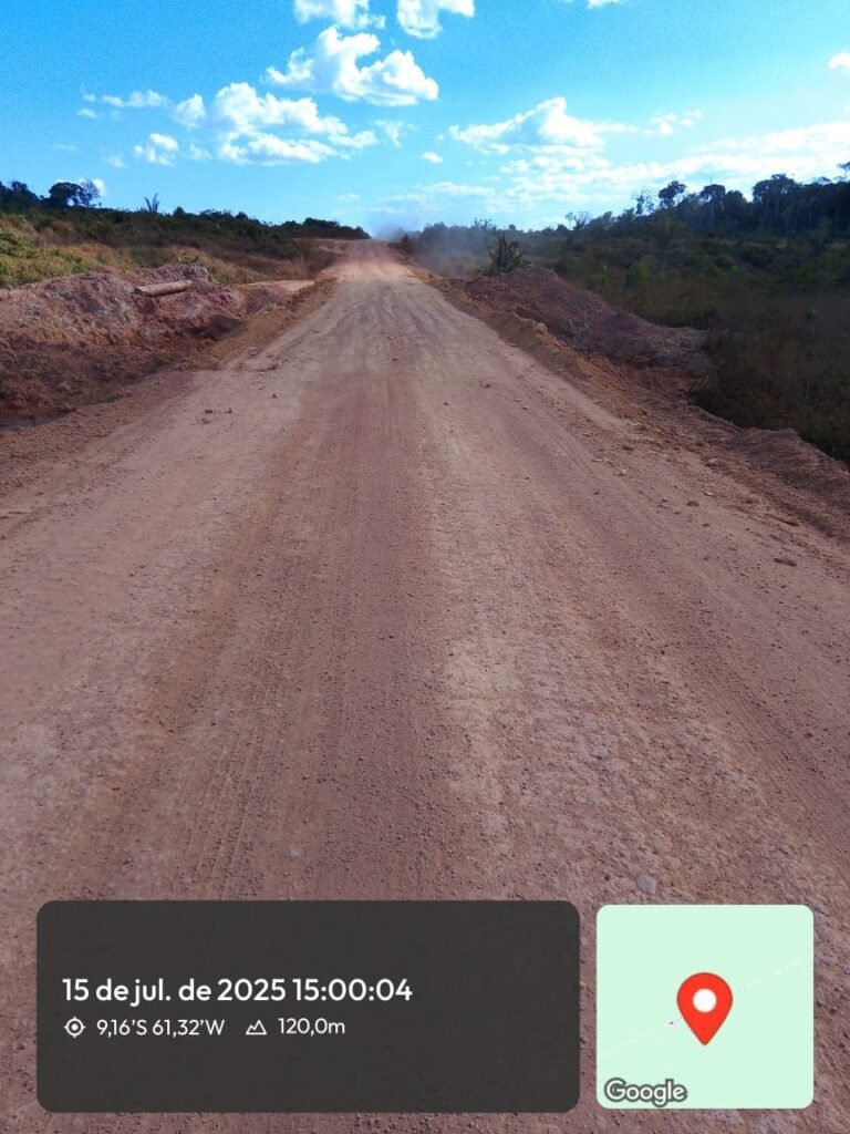 Pontos de instalação dos Tubos Armânicos Rodovia MT-206