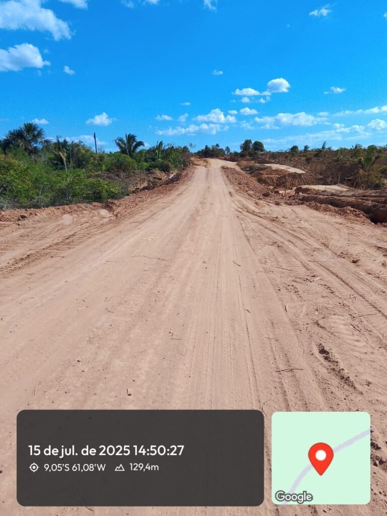 Pontos de instalação dos Tubos Armânicos Rodovia MT-206