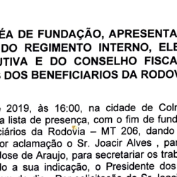 ATA de posse da Associação é divulgada