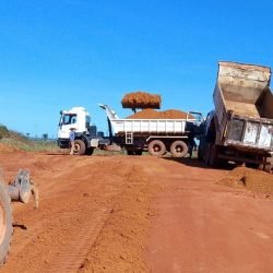 Manutenção do entroncamento da MT-206 em março e abril